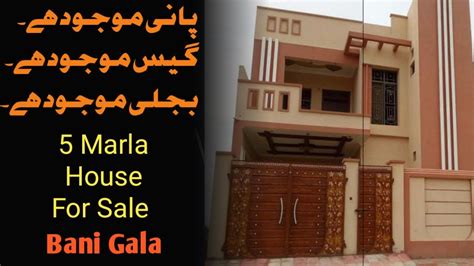 5 Marla House For Sale In Bani Gala Islamabad House Located Near