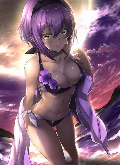 Fate Purple Hair Bikini Grand Order Anime