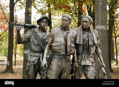 The Statue Of The Three Servicemen Or The Three Soldiers Vietnam