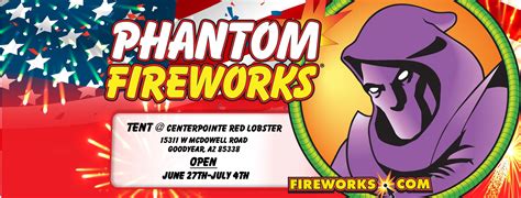 Phantom Fireworks Red Lobster Lot Tentcenterpointe Home
