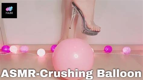 Asmr Trampling High Heel Crush Balloon Foot Crush 풍선 밟는 소리 Youtube