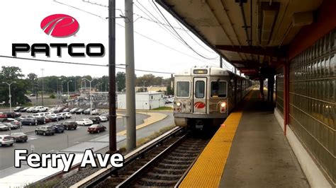 Patco High Speed Line Railfanning At Ferry Avenue Youtube