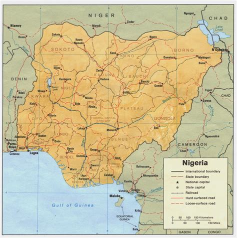 Gis Research And Map Collection Nigeria Maps Available From Ball State