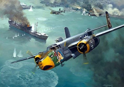 Pin By Piomik On World War I And Ii Wwii Bomber Art Combat Art