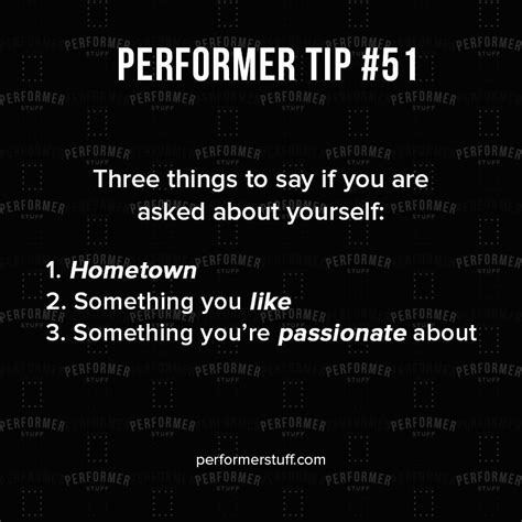 Pin On Performer Tips