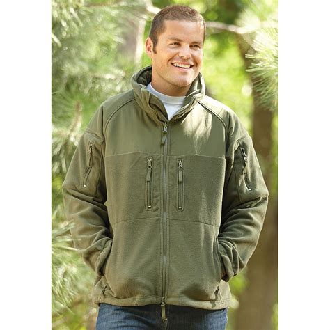 Fox Tactical™ Military Style Fleece Jacket 208289 Insulated