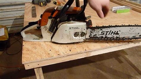 Replacing The Chain Sprocket On A Stihl Chainsaw Youtube