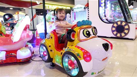Elora Naik Odong Odong Mobil Karakter Mainan Anak Di Timezone Youtube