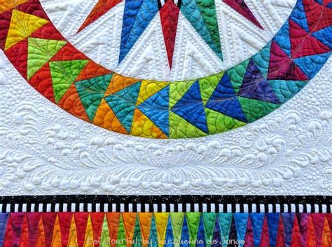 A Detail Of Chasing Dreams Free Motion Quilt Designs Free Motion