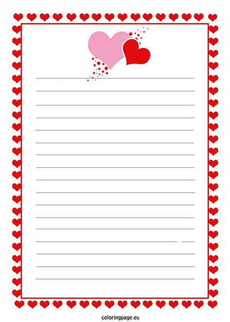 Free Printable Love Letter Letter Templates Lettering Love Letters