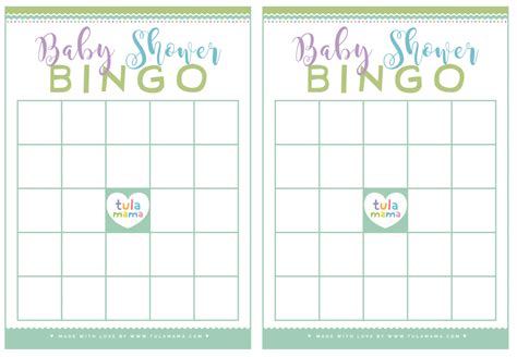 For best results, print them out onto cardstock. Baby Shower Bingo - A Classic Baby Shower Game That's ...