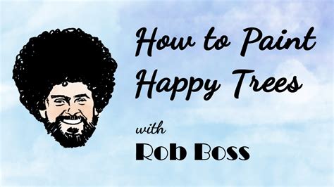 How To Paint Happy Trees Bob Ross Parody Proko