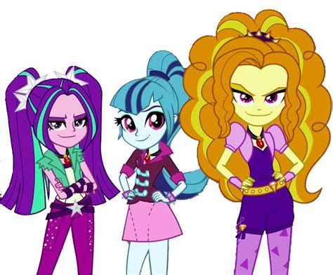 The Dazzlings By Trixiesparkle63 On Deviantart My Little Pony Little