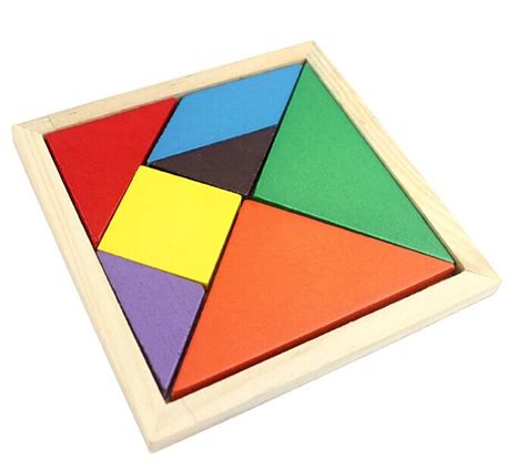 Montessori Wooden Toys For Children Geometry Wooden Jigsaw Puzzle