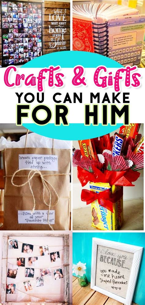 Love boyfriend photo frame ideas for birthday gift. 26 Handmade Gift Ideas For Him - DIY Gifts He Will Love ...