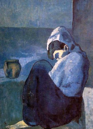 One night in 1901, casagemas has decided he had enough of paris, so he invited germaine and a bunch of friends to farewell dinner in a café. Pablo Picasso : blue period