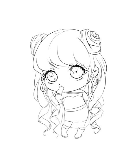 Anime Girl Pencil Drawing Easy Chibi