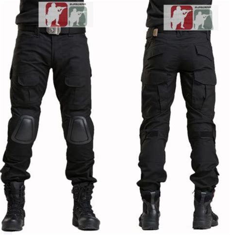 Swat Black Gen3 Combat Pants Tactical Special Force Ops Security