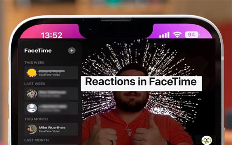 How To Use Ios 17 Facetime Reactions List