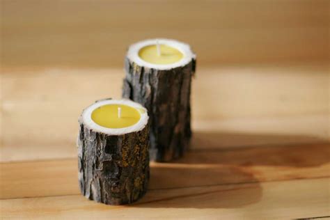 Natural Rustic Style Candle