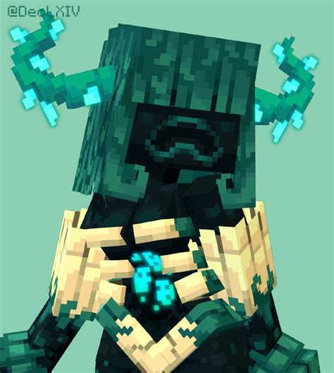 I Made A Warden Except Its A Girl Minecraft Minecraft Anime