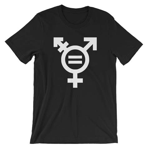 Non Binary Equality Shirt Short Sleeve Unisex T Shirt By Inkonlint On