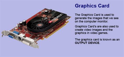 Which delivers more processing power and a higher quality visual experience compared to integrated graphics, for use in applications that require a lot of computing power such as hd video. IGCSE ICT - Computer Components (For the new syllabus)