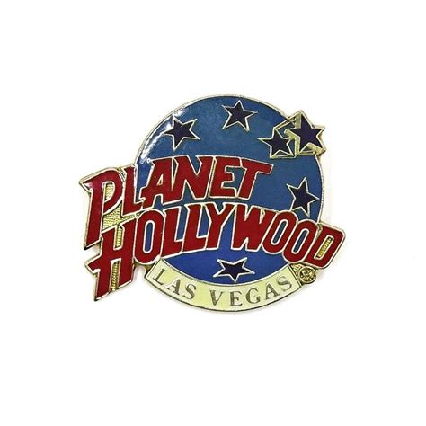 Vintage Planet Hollywood Las Vegas Enamel Pin Planet Hollywood Las