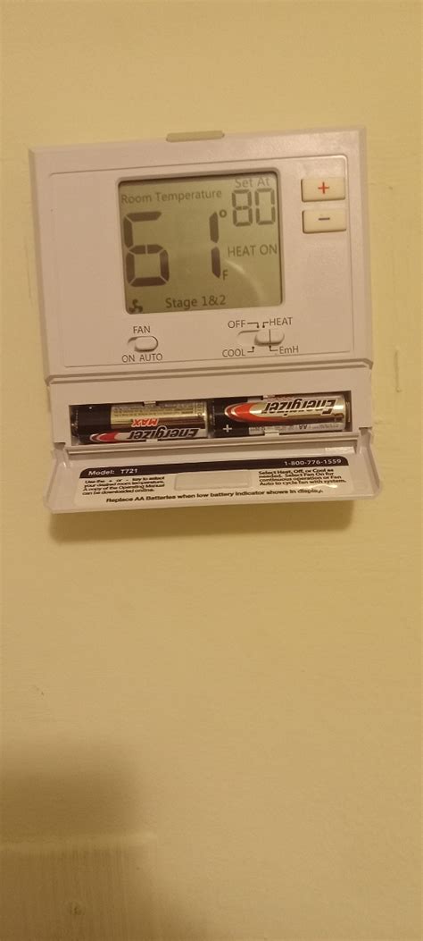 Installing Programmable Thermostat My T721 Thermostat Is Not Working