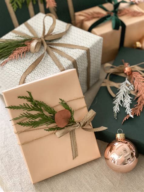 Unique Christmas Gift Wrapping On A Budget Sanctuary Home Decor