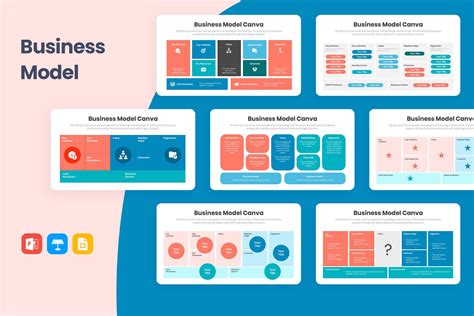 Business Model Canva Infographics Creative Keynote Templates