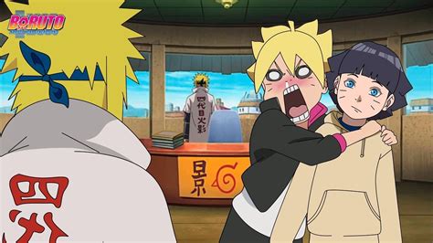 Minato Finalmente Se Encontra Com Himawari E Boruto No Anime Boruto Next Generatios YouTube