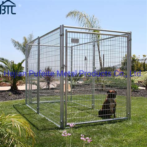 Heavy Duty Black Outdoor Pet Enclosure Dog Kennel Factory China Heavy