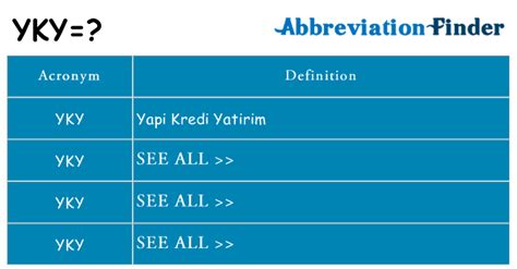 what does yky mean yky definitions abbreviation finder