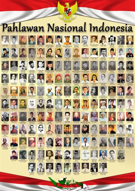 Gambar Pahlawan Foto Gambar Pahlawan Nasional Indonesia Lengkap Images
