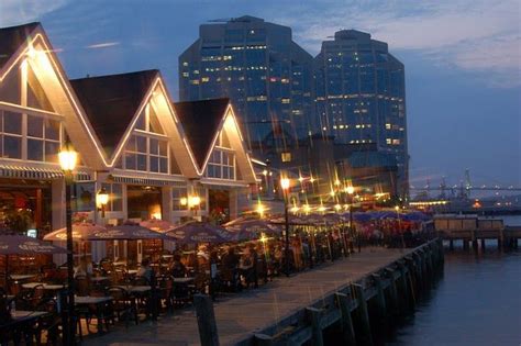 The halifax waterfront is a bustling hotspot of the city. The Waterfront in Halifax, NS, Canada | Halifax waterfront ...