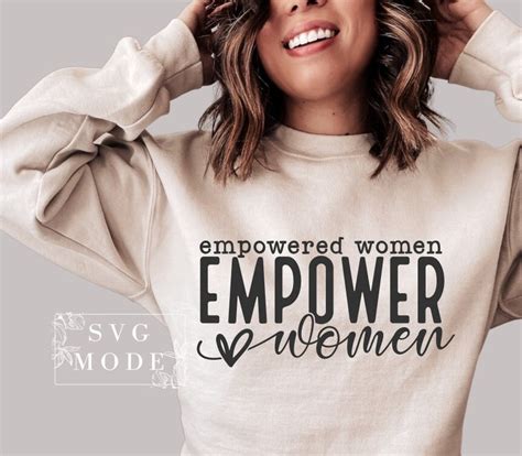 Empowered Women Empower Women Svg Png Female Empowerment Svg Etsy