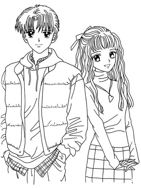 Manga Coloring Pages