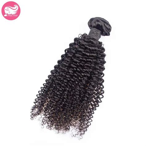 Tight Afro Curly Human Hair Weft Extensions 7A Malaysian Kinky Curly