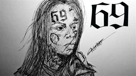 Aesthetic profile picture grunge boy. DRAWING OF 6IX9INE TEKASHI 69 - YouTube