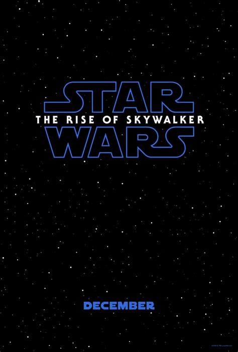Star Wars The Rise Of Skywalker 2019 Poster 3 Trailer Addict