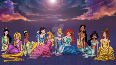 Commission The Disney Princesses Belong To Me Now By Thexw I T C Hxmaster On Deviantart