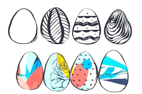 Printable Easter Egg Coloring Pages And Window Designs
