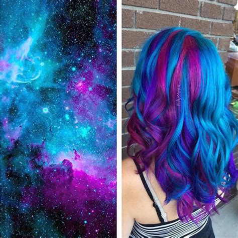 Galaxy Hair Trend Is Bringing The Cosmic Beauty Of The Universe To Hair