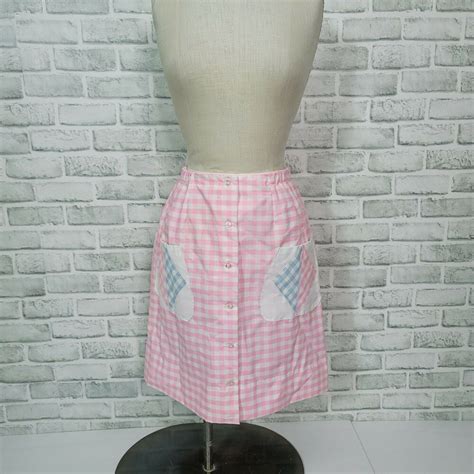 Pink Gingham Vintage Outfits Vintage Clothing Sears Aline 60s