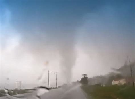 Wild Dashcam Video Appears To Show Tornado Touchdown In Nh Monday