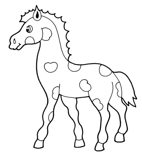 Dibujos de caballos para colorear