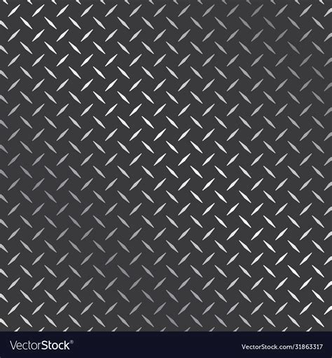 Diamond Plate Metal Texture Background Design Vector Image