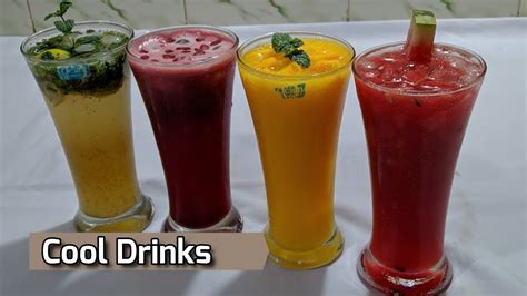 4 Refreshing Summer Drinks 4 Easy Fruit Juice Recipes Fruit Juice