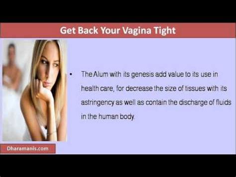 Natural Ways To Get Back Your Vagina Tight Youtube